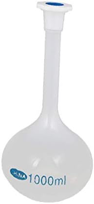 ערכת X-Deree ארוכה צוואר צוואר פלסטיק ברור מדידת מדידת בקבוק חום אטום למעבדה (Frasco de Medición Volumétrico