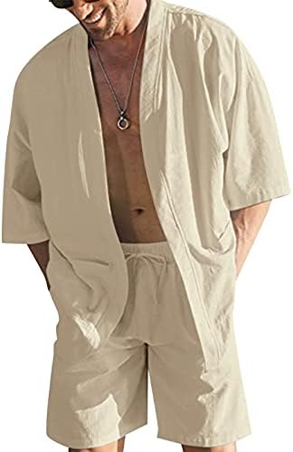 תלבושות אימוניות 2 חלקים לגברים מותחים חולצה הוואי טרופית ותפאורות קצרות אימון אופנה אימון ספורט מכנסיים