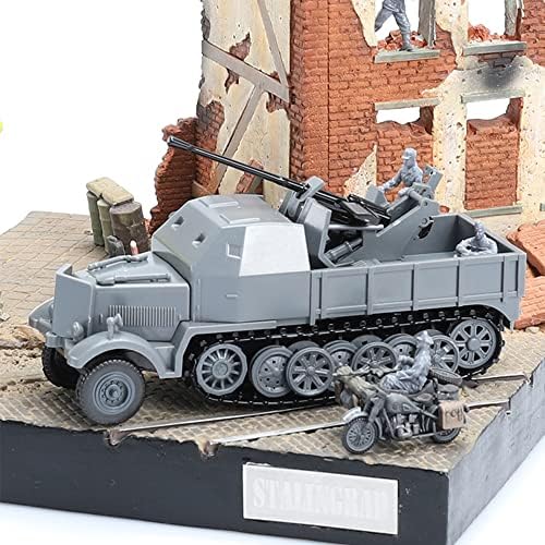 Viikondo 1/72 בקנה מידה ערכות בנייה צבאיות מלחמת העולם השנייה גרמנית 3.7 סמ Flak37 רכב משוריין צעצוע