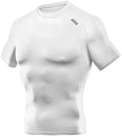 חולצת דחיסה של Drskin 4, 3 או 1 חבילה של חולצת דחיסה של גברים עם שרוול קצר עליון ספורט ספורט ספורט אתלט