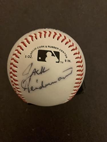 ג'ק היידמן חתם על בייסבול בליגה הרשמית - כדורי בייסבול חתימה