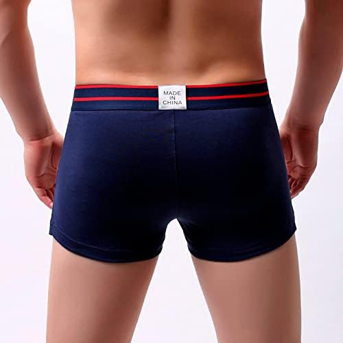 BMISEGM תחתונים אתלטי גברים גברים מזדמנים זכר חריץ תחתונים מוצקים מכנסיים מכנסיים מכות כותנה נוחות אקספרס