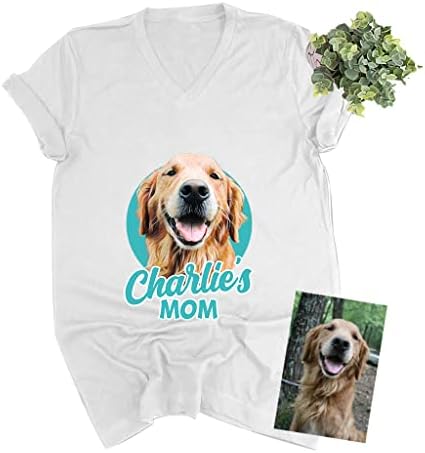 חולצות אם כלבים מותאמים אישית של כלבים לנשים - מתנות לאוהבות בעלי חיים נשים