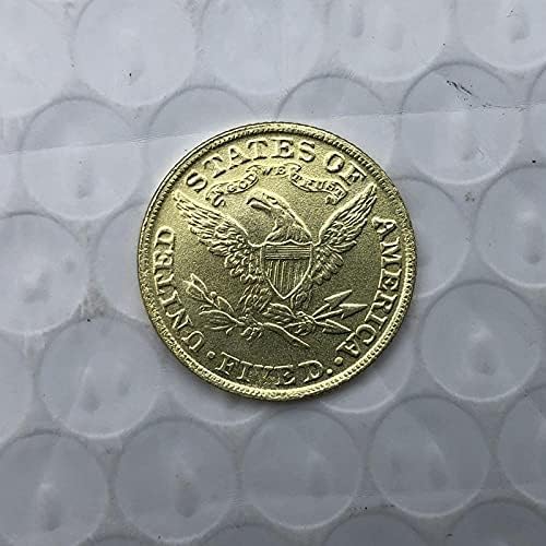 1871 אמריקה ליברטי מטבע מטבע נשר מצופה זהב מצופה זהב מטבע מטבע מועדף מטבע זיכרון מטבע אספנות מטבע מזל