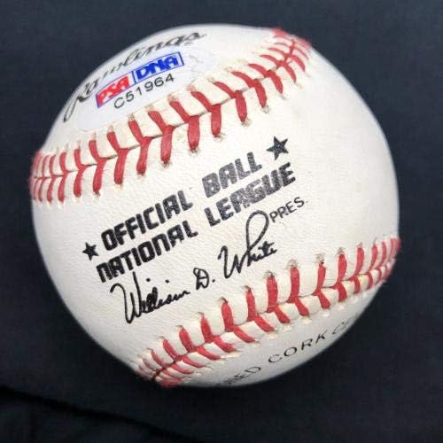 פרנק רובינסון שחקן ראשון שזכה ב- MVP ב- NL AL חתום בייסבול PSA/DNA - כדורי חתימה עם חתימה