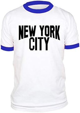 עיר ניו יורק צילום NYC רטרו - חולצת טריקו של רינגר