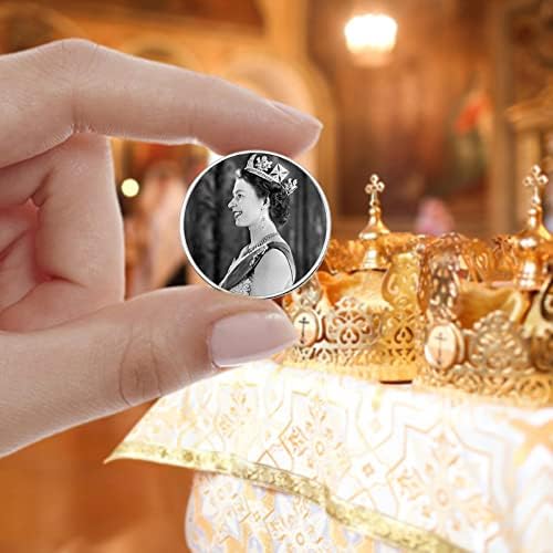 A/R הוד מלכותה המלכה אליזבת השנייה, יובל פלטינה מטבע זיכרון מטבע זיכרון מטבעות זיכרון מלכה מלכה רויאל