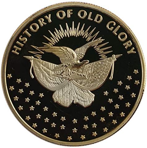 דגל בטסי רוס מטבע זהב מטבע יבש