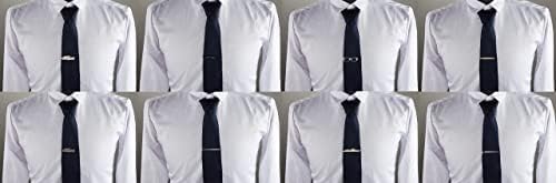 8 יח ' חבילה דוגמנות עניבת קליפים לגברים כסף זהב שחור אפור עניבת קליפ מכוניות ספינת מלחמה משקפיים זקן