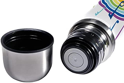 SDFSDFSD 17 גרם ואקום מבודד נירוסטה בקבוק מים ספורט קפה ספל ספל ספל עור אמיתי עטוף BPA בחינם, קשת עגולה