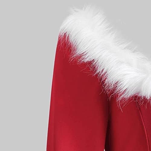 חג המולד משמלת כתף לנשים סקסיות רצועות קטיפה נ 'צוואר חצי שרוול שמלת שמלות קוקטייל שמלת חג קוקטייל