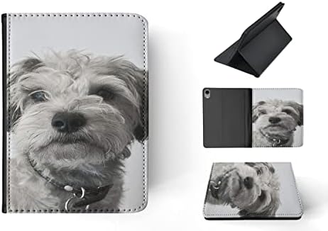 Schnauzer Dog 10 כיסוי מארז טבליות Flip עבור Apple iPad Mini