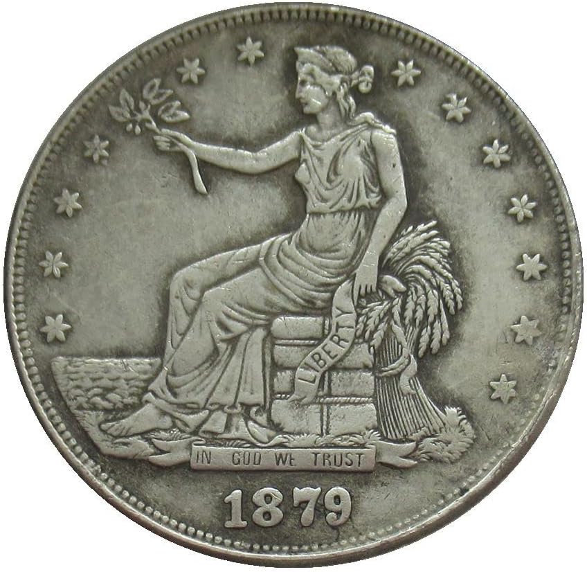 ארהב $ 1 קח פרח 1879 מטבע זיכרון מצופה מכסף מטבע זיכרון
