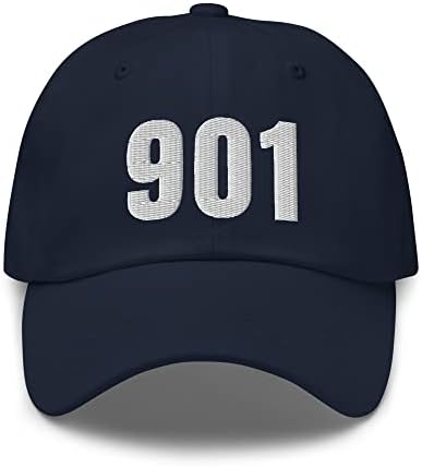 901 כובע ממפיס כובע טלפון נייד אזור קוד 901 אבא כובע רקום אבא כובע בייסבול כובע