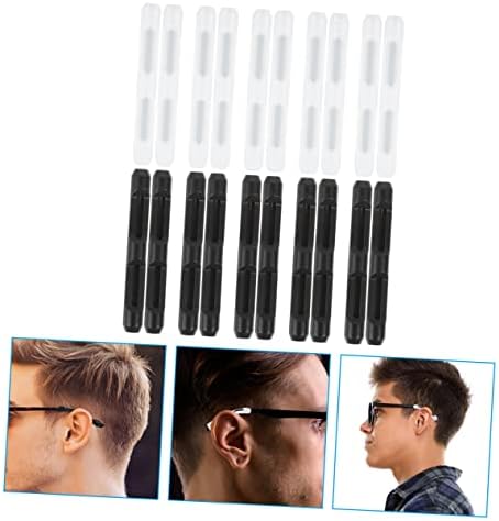 Doitool 40 זוגות משקפיים תמיכה באוזן קבועה אנטי טיפה סיליקה ג'ל אביזרים