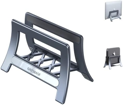 מעמד מחשב נייד אנכי של Xuenair, Mac Mini Stand Deskt Auto WATTORWTHOTH, מתאים לכל ספר MacBook/Mac Mini/Samsung/HP/Dell/Chrome