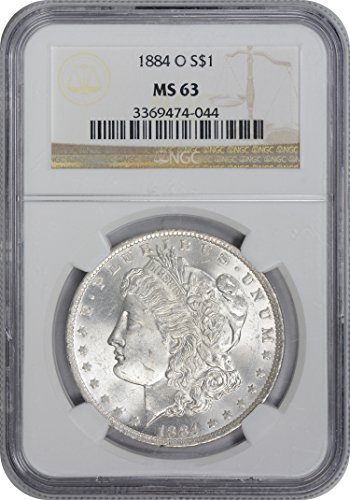 1884-O Morgan Dollar, MS63, NGC