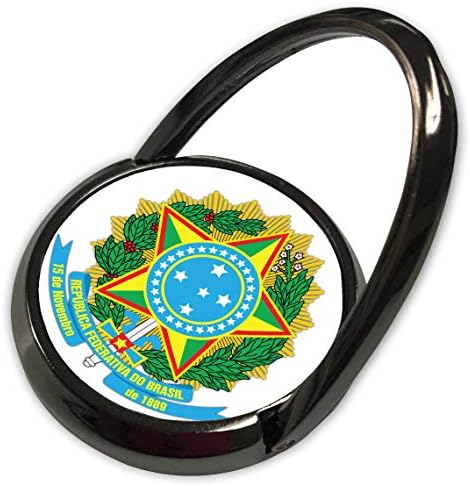 3 דרוז קרסטן רייזינגר - איורים - מעיל הנשק ברזיל אייקון סמל לאומי - טבעת טלפון