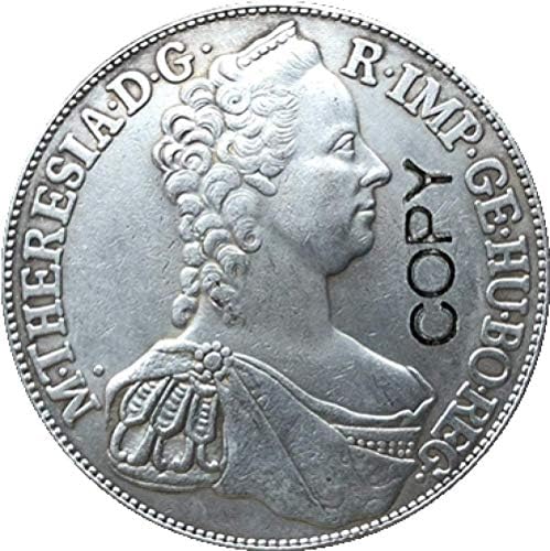 1765 אוסטריה 1 מטבעות ת'לר העתק 41 ממ לעיצוב משרדים בחדר הבית
