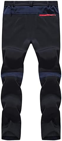מכנסי מותניים אלסטיים של גברים חיצוניים ועטרי הרים אטומים לרוח מכנסי ספורט מכנסי כותנה לגברים