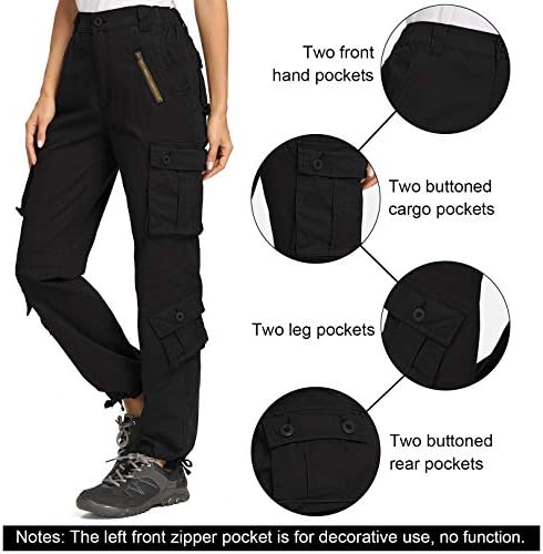 מכנסי מטען של אלפידאדאד עם כיסים צבאי צבאי מזדמן מטייל מכנסי עבודה טקטיים מכנסיים
