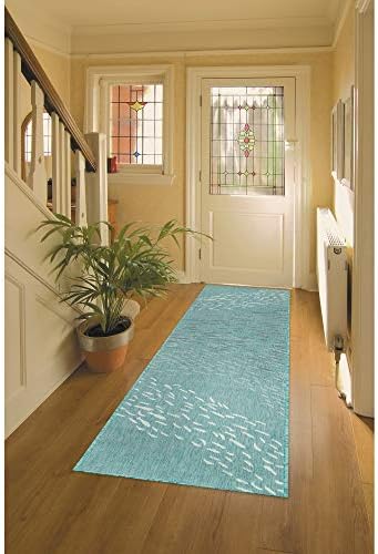 שטיח פנימי / חיצוני של ליאורה מאן כרמל-שטיח בסגנון קורל בורדר, נוח ועמיד, כוח מתנשא, חומר פוליפרופילן,
