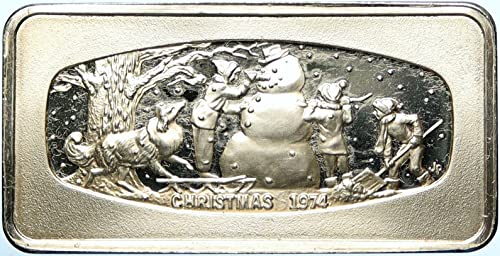 1974 1974 ארצות הברית ארהב פרנקלין מנטה חג המולד 1 O מטבע טוב