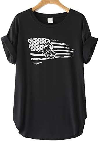 דגל אמריקאי בירה 4 ביולי צמרות לנשים חולצות יום העצמאות