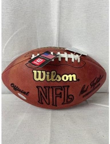 אממיט סמית 'חתמה על חתימה של וילסון NFL כדורגל טריסטאר - כדורגל חתימה