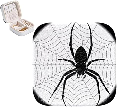 מארז תכשיטים ניידים של מיני נסיעות לטבעת, תליון, עגיל, ארגז מארגן שרשרת, מתנות ליום הולדת עכביש