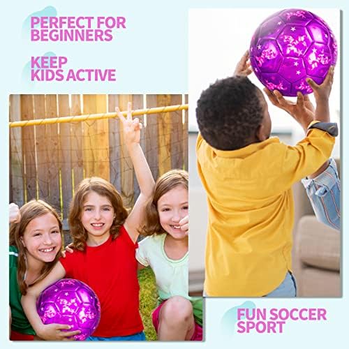 אבריך צעצוע כדורגל כדור גודל 3 כדורגל כדורי לילדים-ספורט כדור לפעוטות-בחצר האחורית דשא חול חיצוני צעצועי