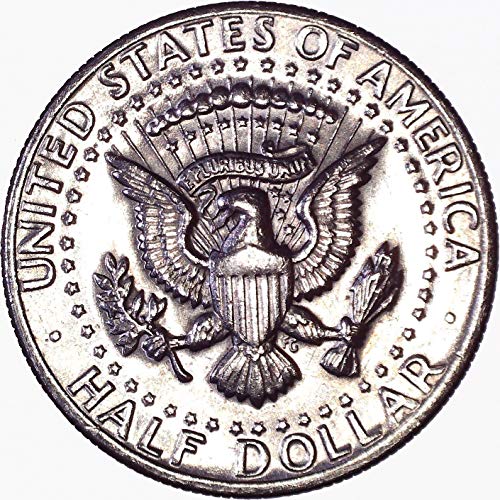 1971 ד קנדי ​​חצי דולר 50C מבריק ללא מחזור