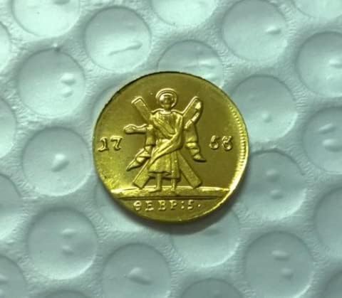 מלאכות עתיקות 1753 העתק מטבע זהב רוסית העתק מטבע זיכרון מספר פריט: 1200