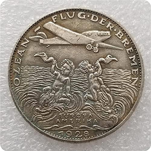 מלאכות עתיקות 1928 מטבע מטבע סילבר סילבר מטבע מטבע מטבע