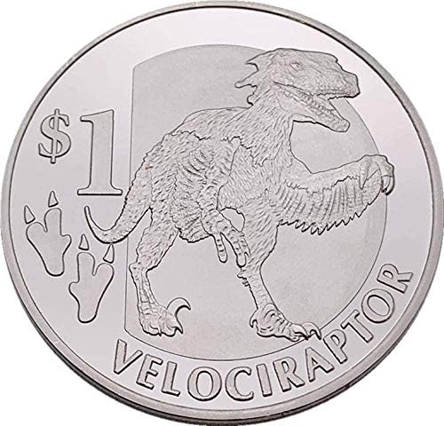 דינוזאור משובח דינוזאור מצופה כסף מצופה כסף אוסף דינוזאור חיה מטבע זהב מטבע פיות מטבע מלאכה מטבע לעיצוב